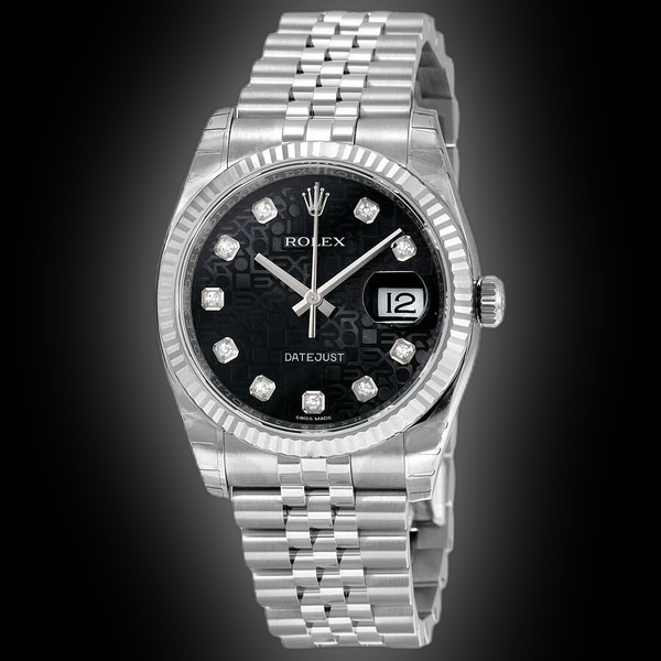 Explore Rolex Datejust Black Dial Watches | Coveted